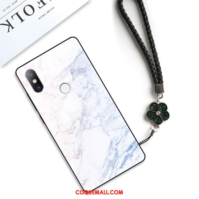 Étui Xiaomi Mi Mix 3 Tendance Art Incassable, Coque Xiaomi Mi Mix 3 Frais Créatif Beige