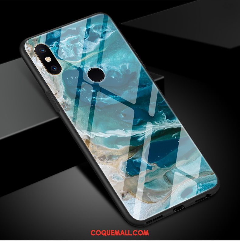 Étui Xiaomi Mi Mix 3 Téléphone Portable Bleu Marin Art, Coque Xiaomi Mi Mix 3 Petit Grand Beige