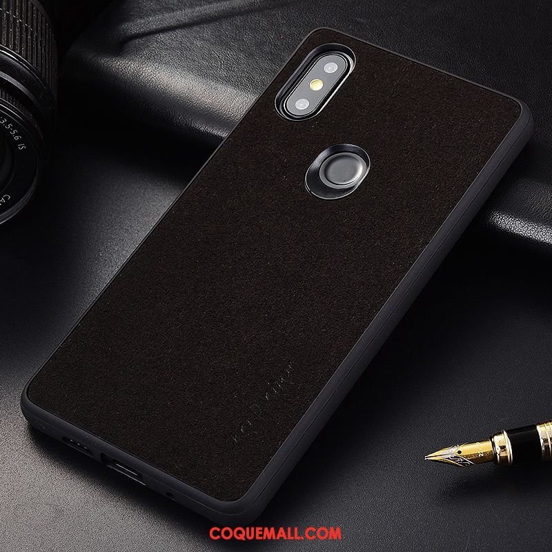 Étui Xiaomi Mi Mix 3 Téléphone Portable Ultra Protection, Coque Xiaomi Mi Mix 3 Petit Couvercle Arrière Beige