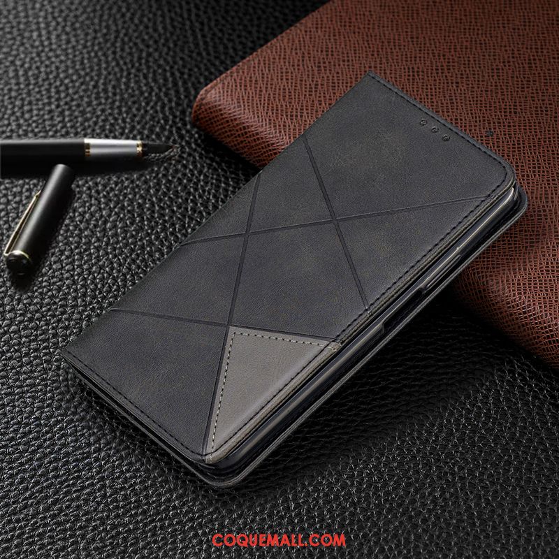 Étui Xiaomi Mi Note 10 Lite Carte Nouveau Protection, Coque Xiaomi Mi Note 10 Lite Tout Compris Téléphone Portable Beige