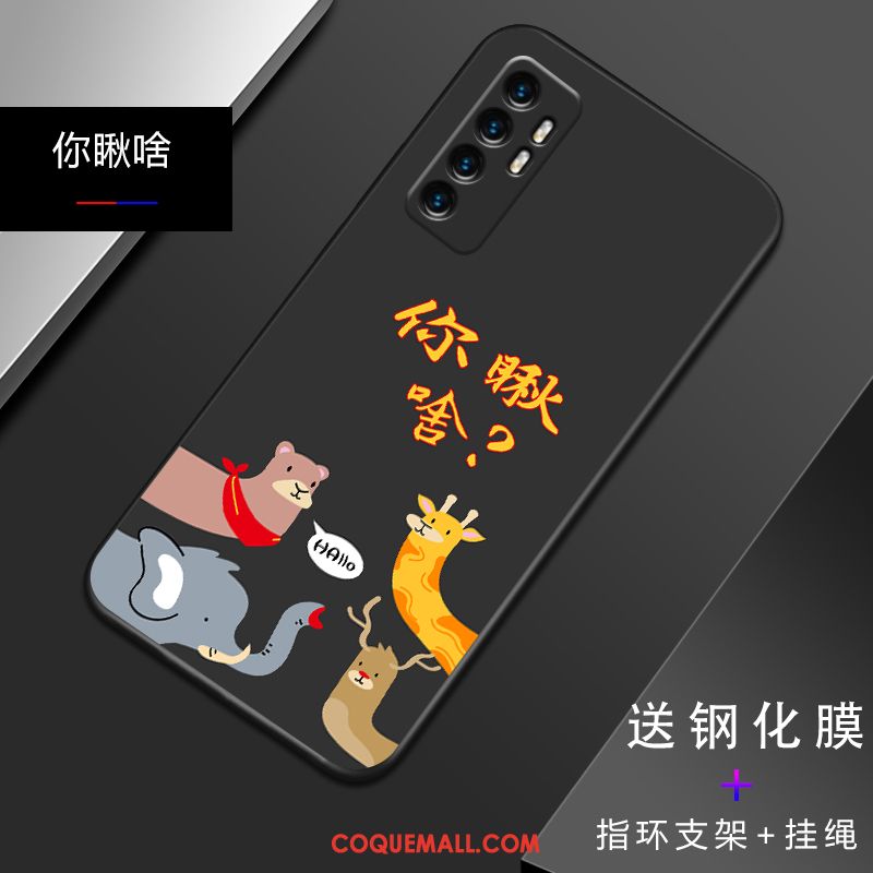 Étui Xiaomi Mi Note 10 Lite Créatif Personnalité Jeunesse, Coque Xiaomi Mi Note 10 Lite Tout Compris Téléphone Portable Beige