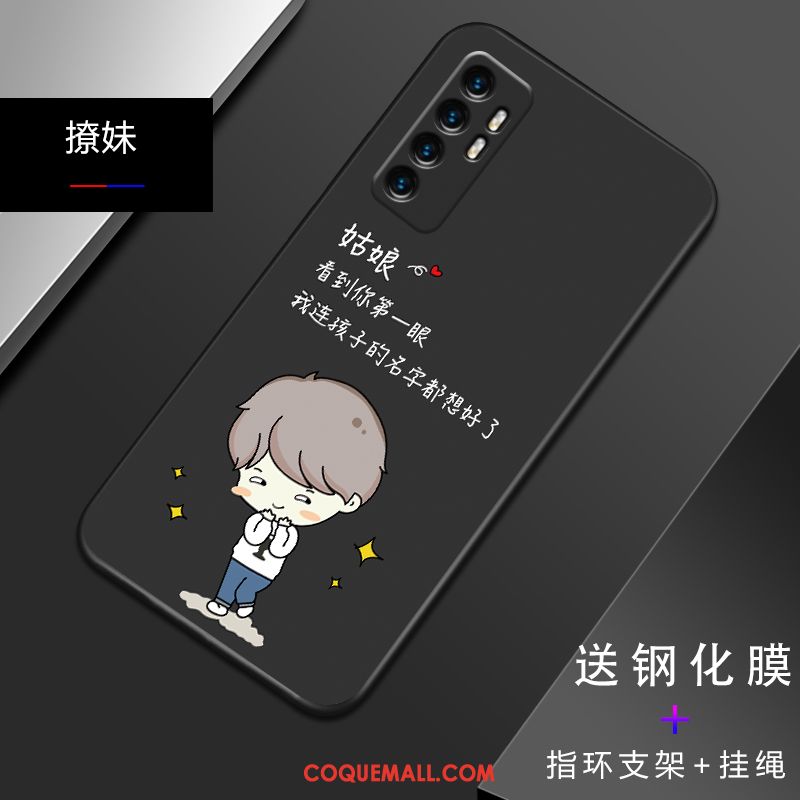 Étui Xiaomi Mi Note 10 Lite Créatif Personnalité Jeunesse, Coque Xiaomi Mi Note 10 Lite Tout Compris Téléphone Portable Beige