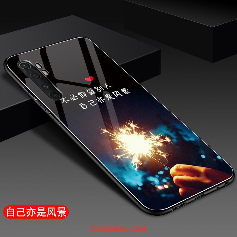 Étui Xiaomi Mi Note 10 Lite Incassable Silicone Jeunesse, Coque Xiaomi Mi Note 10 Lite Téléphone Portable Petit Beige