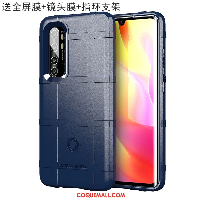 Étui Xiaomi Mi Note 10 Lite Jeunesse Fluide Doux Tout Compris, Coque Xiaomi Mi Note 10 Lite Magnétisme Protection Beige