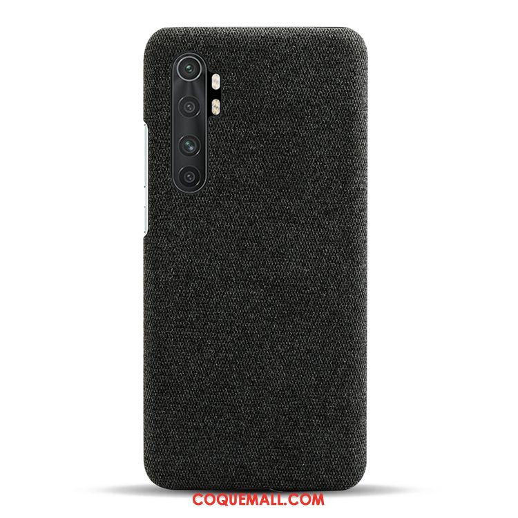 Étui Xiaomi Mi Note 10 Lite Jeunesse Gris Personnalité, Coque Xiaomi Mi Note 10 Lite Petit Carte Beige