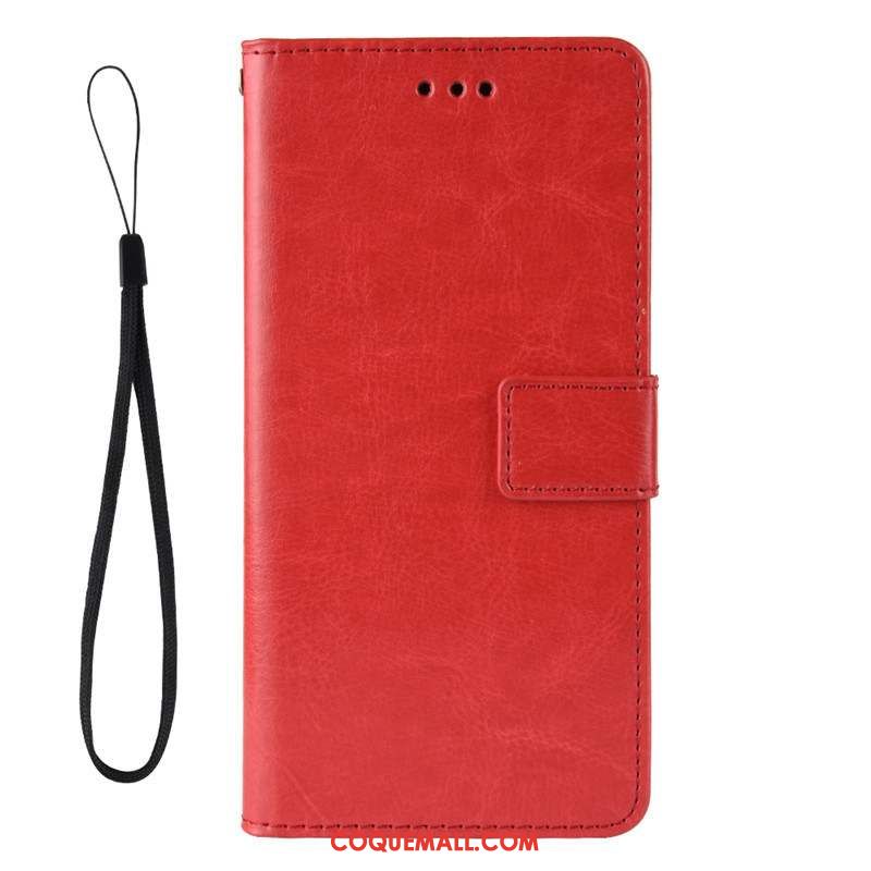 Étui Xiaomi Mi Note 10 Lite Ornements Suspendus Rouge Petit, Coque Xiaomi Mi Note 10 Lite En Cuir Téléphone Portable Beige