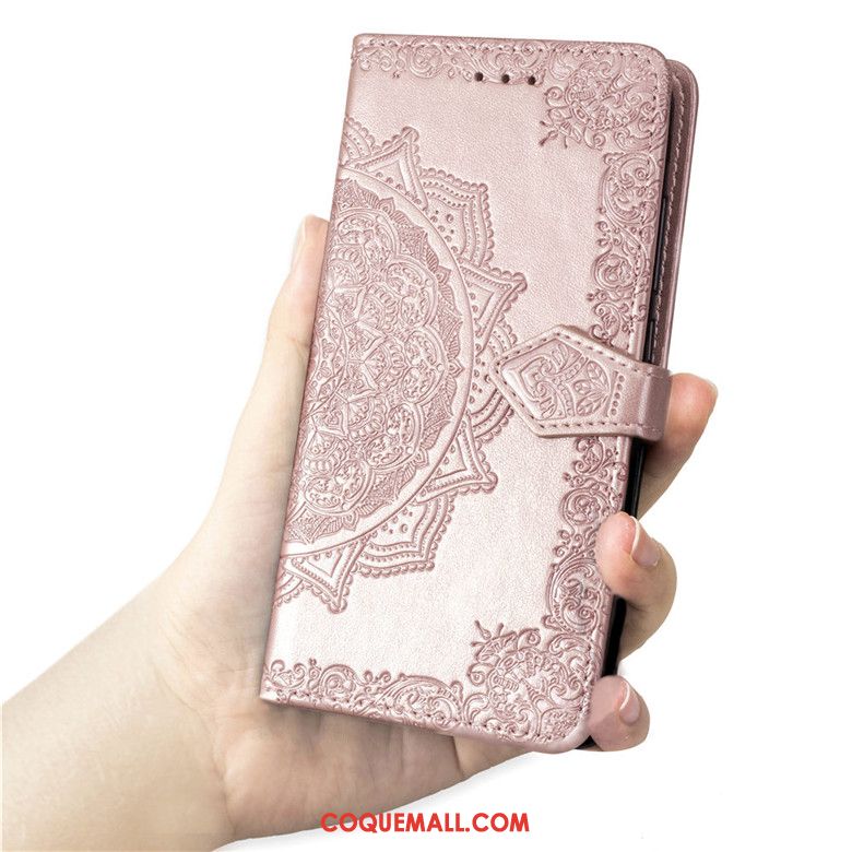 Étui Xiaomi Mi Note 10 Lite Téléphone Portable Rouge Incassable, Coque Xiaomi Mi Note 10 Lite Jeunesse Violet Beige