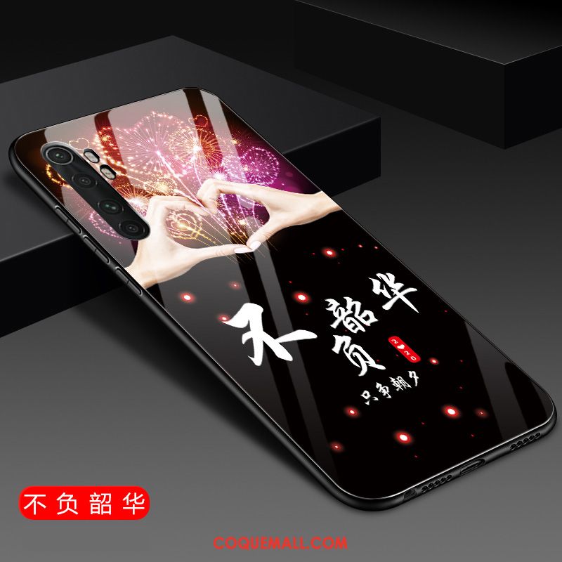 Étui Xiaomi Mi Note 10 Lite Verre Jeunesse Silicone, Coque Xiaomi Mi Note 10 Lite Petit Protection Beige