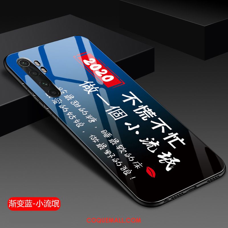 Étui Xiaomi Mi Note 10 Lite Verre Jeunesse Silicone, Coque Xiaomi Mi Note 10 Lite Petit Protection Beige