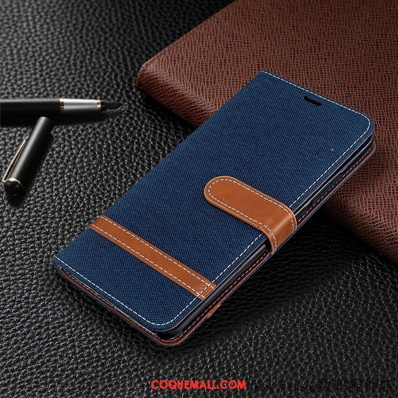 Étui Xiaomi Mi Note 10 Modèle Fleurie Protection Violet, Coque Xiaomi Mi Note 10 Business Carte Beige