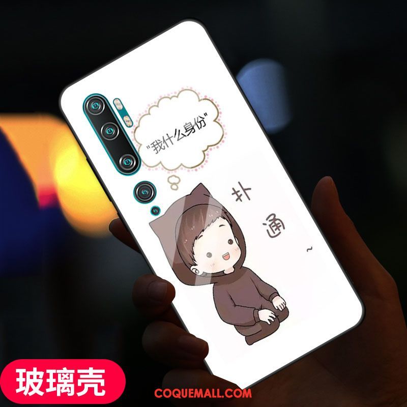 Étui Xiaomi Mi Note 10 Personnalisé Tout Compris Protection, Coque Xiaomi Mi Note 10 Téléphone Portable Petit Beige