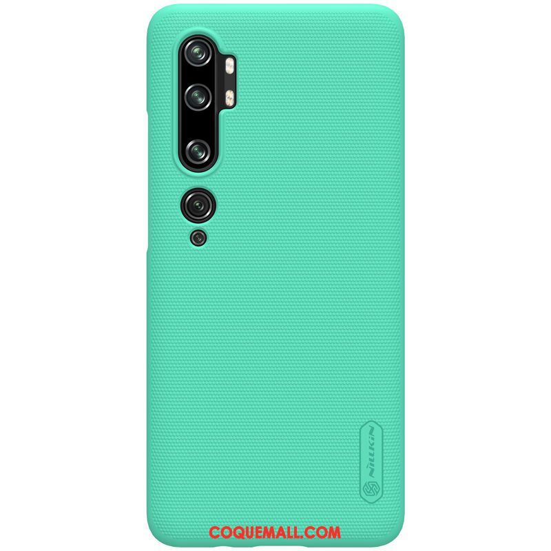 Étui Xiaomi Mi Note 10 Petit Protection Incassable, Coque Xiaomi Mi Note 10 Téléphone Portable Délavé En Daim Beige