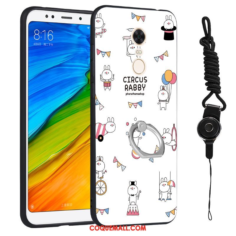 Étui Xiaomi Redmi 5 Charmant Dessin Animé Difficile, Coque Xiaomi Redmi 5 Petit Protection Beige