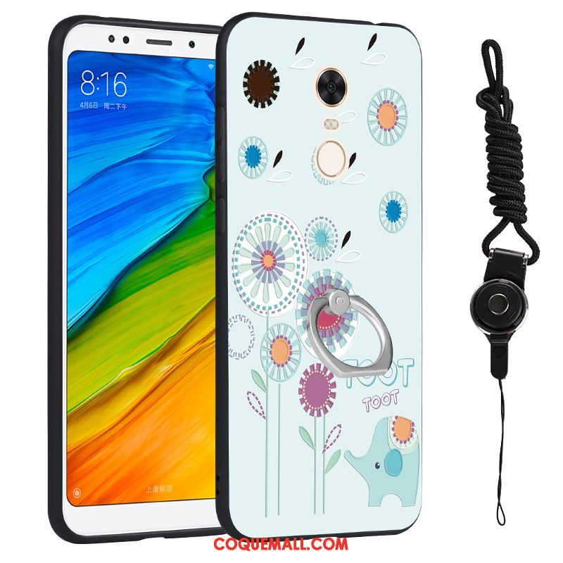 Étui Xiaomi Redmi 5 Charmant Dessin Animé Difficile, Coque Xiaomi Redmi 5 Petit Protection Beige