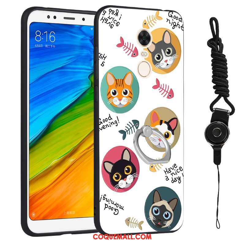 Étui Xiaomi Redmi 5 Charmant Dessin Animé Difficile, Coque Xiaomi Redmi 5 Petit Protection Beige