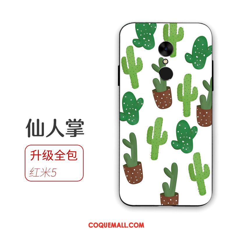Étui Xiaomi Redmi 5 Incassable Petit Téléphone Portable, Coque Xiaomi Redmi 5 Pu Fruit Beige