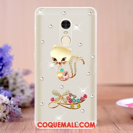 Étui Xiaomi Redmi 5 Incassable Protection Tendance, Coque Xiaomi Redmi 5 Téléphone Portable Strass Beige