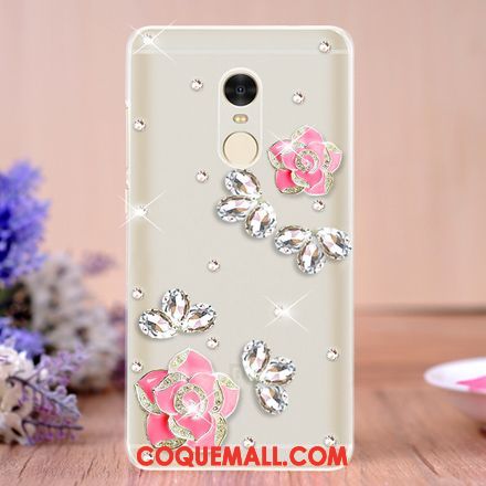 Étui Xiaomi Redmi 5 Incassable Protection Tendance, Coque Xiaomi Redmi 5 Téléphone Portable Strass Beige