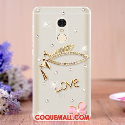 Étui Xiaomi Redmi 5 Incassable Protection Tendance, Coque Xiaomi Redmi 5 Téléphone Portable Strass Beige