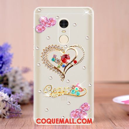 Étui Xiaomi Redmi 5 Incassable Protection Tendance, Coque Xiaomi Redmi 5 Téléphone Portable Strass Beige