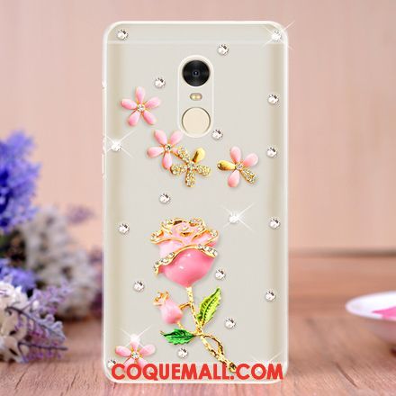 Étui Xiaomi Redmi 5 Incassable Protection Tendance, Coque Xiaomi Redmi 5 Téléphone Portable Strass Beige