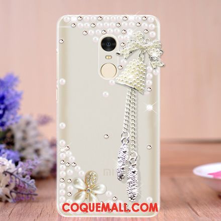 Étui Xiaomi Redmi 5 Incassable Protection Tendance, Coque Xiaomi Redmi 5 Téléphone Portable Strass Beige