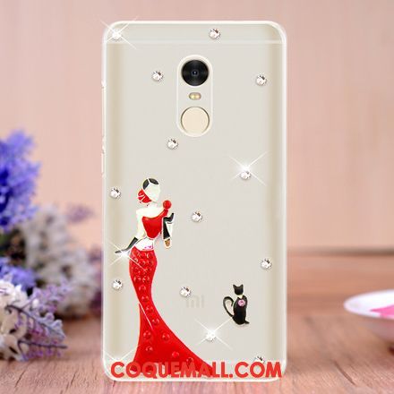 Étui Xiaomi Redmi 5 Incassable Protection Tendance, Coque Xiaomi Redmi 5 Téléphone Portable Strass Beige