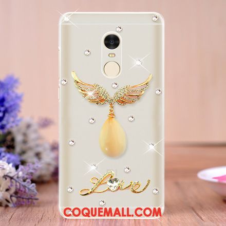 Étui Xiaomi Redmi 5 Incassable Protection Tendance, Coque Xiaomi Redmi 5 Téléphone Portable Strass Beige