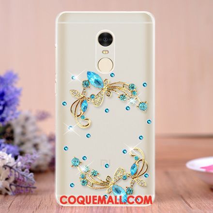 Étui Xiaomi Redmi 5 Incassable Protection Tendance, Coque Xiaomi Redmi 5 Téléphone Portable Strass Beige