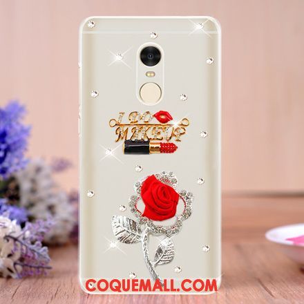 Étui Xiaomi Redmi 5 Incassable Protection Tendance, Coque Xiaomi Redmi 5 Téléphone Portable Strass Beige