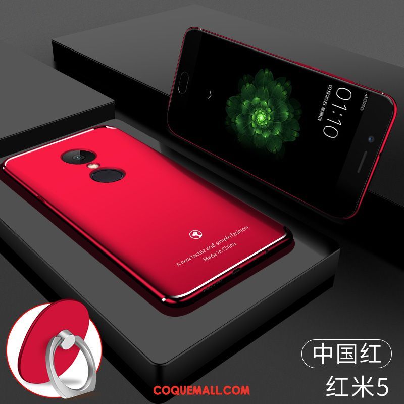 Étui Xiaomi Redmi 5 Nouveau Simple Téléphone Portable, Coque Xiaomi Redmi 5 Tout Compris Protection Beige