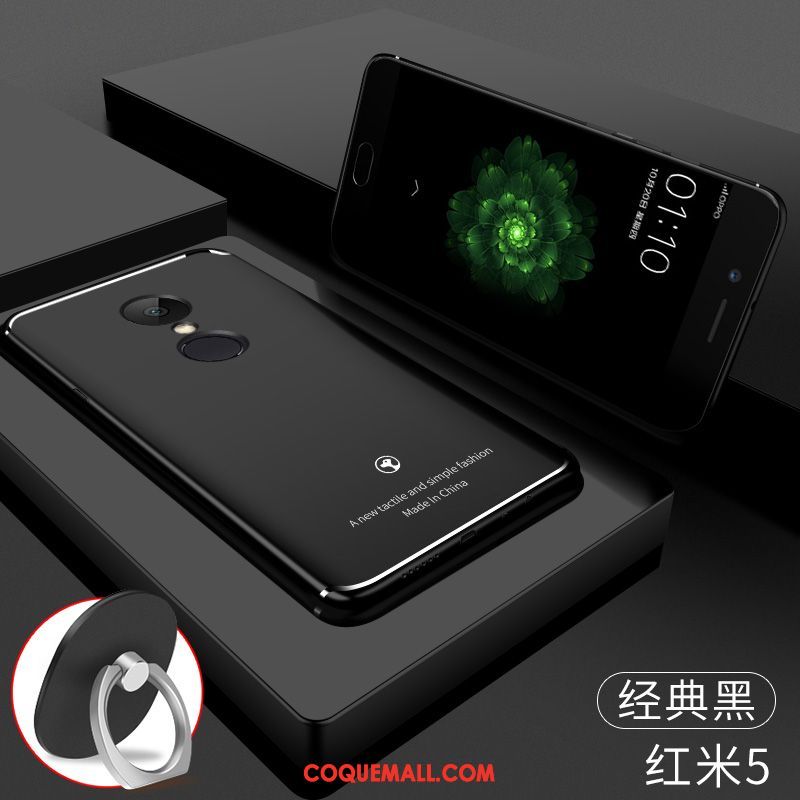 Étui Xiaomi Redmi 5 Nouveau Simple Téléphone Portable, Coque Xiaomi Redmi 5 Tout Compris Protection Beige