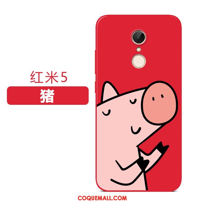 Étui Xiaomi Redmi 5 Ornements Suspendus Silicone Protection, Coque Xiaomi Redmi 5 Tout Compris Fluide Doux Beige