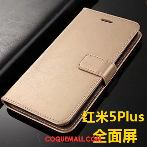 Étui Xiaomi Redmi 5 Plus Blanc Marque De Tendance Incassable, Coque Xiaomi Redmi 5 Plus Silicone Rouge Beige