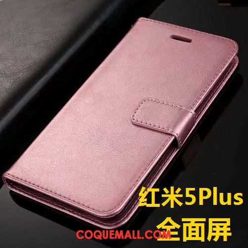 Étui Xiaomi Redmi 5 Plus Blanc Marque De Tendance Incassable, Coque Xiaomi Redmi 5 Plus Silicone Rouge Beige