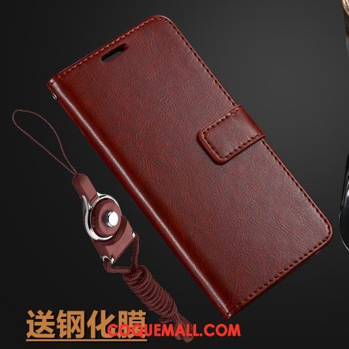 Étui Xiaomi Redmi 5 Plus Petit Rouge Protection, Coque Xiaomi Redmi 5 Plus Téléphone Portable Étui En Cuir Beige