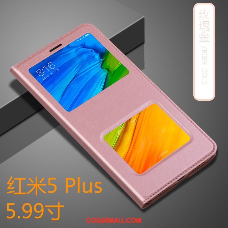 Étui Xiaomi Redmi 5 Plus Rouge Tout Compris Incassable, Coque Xiaomi Redmi 5 Plus Or Protection Beige