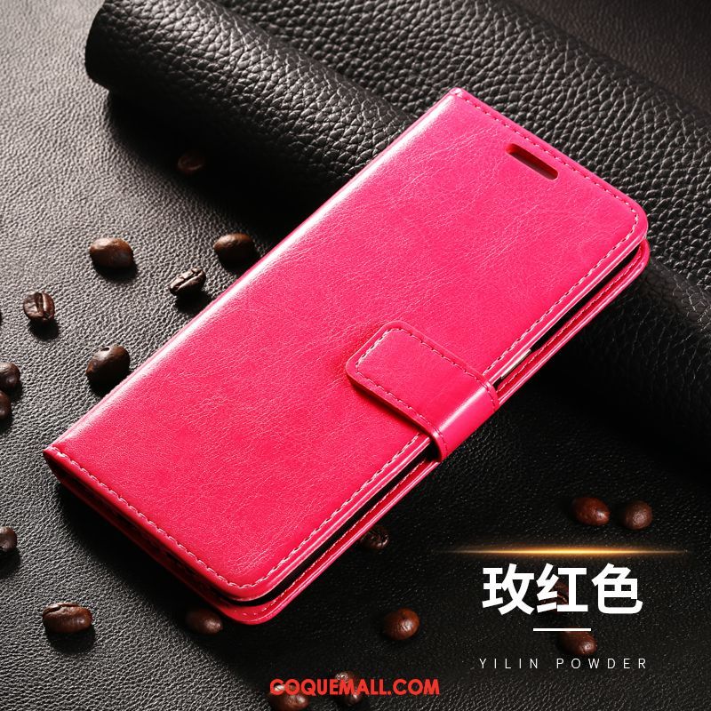 Étui Xiaomi Redmi 5 Plus Tout Compris Rouge Étui En Cuir, Coque Xiaomi Redmi 5 Plus Incassable Clamshell Beige