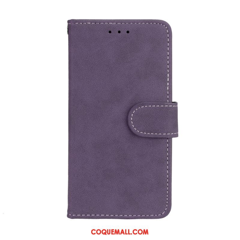 Étui Xiaomi Redmi 5 Portefeuille Violet Téléphone Portable, Coque Xiaomi Redmi 5 Clamshell Rouge Beige