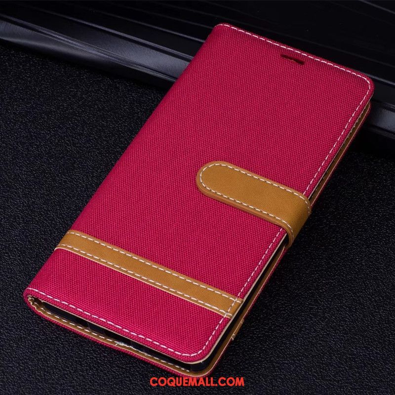 Étui Xiaomi Redmi 5 Étui En Cuir Téléphone Portable Petit, Coque Xiaomi Redmi 5 Violet Protection Beige