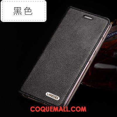 Étui Xiaomi Redmi 6 Cuir Véritable Rose Téléphone Portable, Coque Xiaomi Redmi 6 Carte Simple