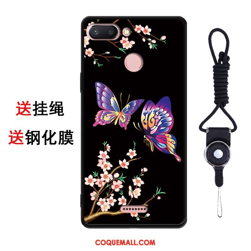 Étui Xiaomi Redmi 6 Dessin Animé Membrane Frais, Coque Xiaomi Redmi 6 Nouveau Protection Beige