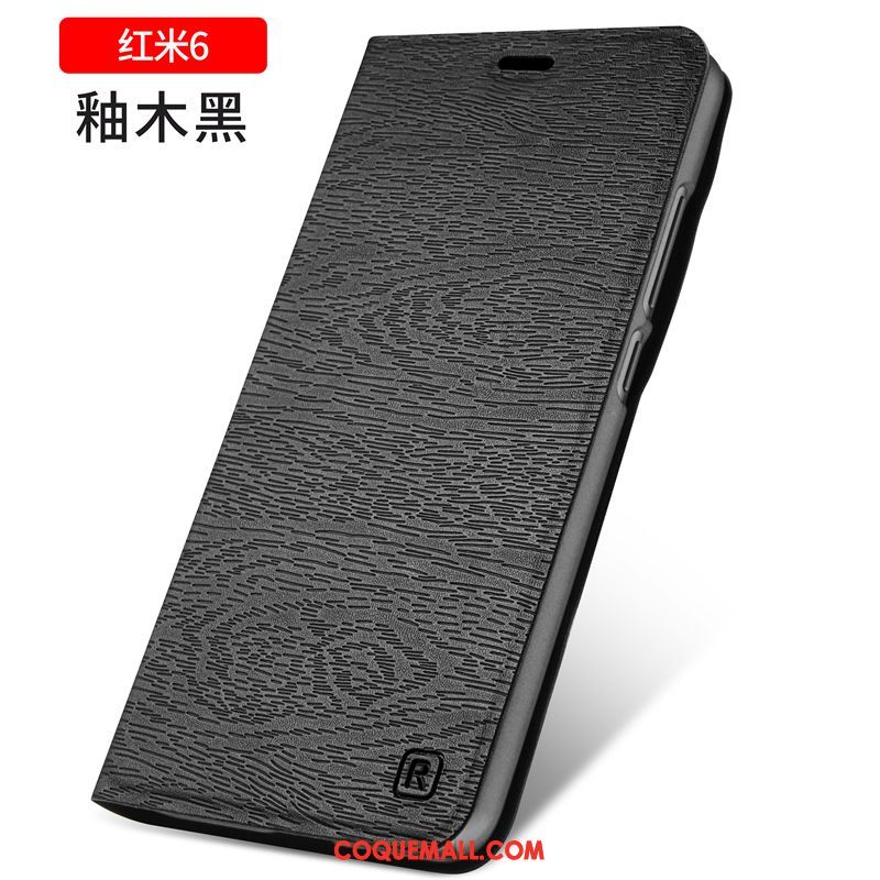 Étui Xiaomi Redmi 6 Incassable Téléphone Portable Or, Coque Xiaomi Redmi 6 Protection Rouge Beige