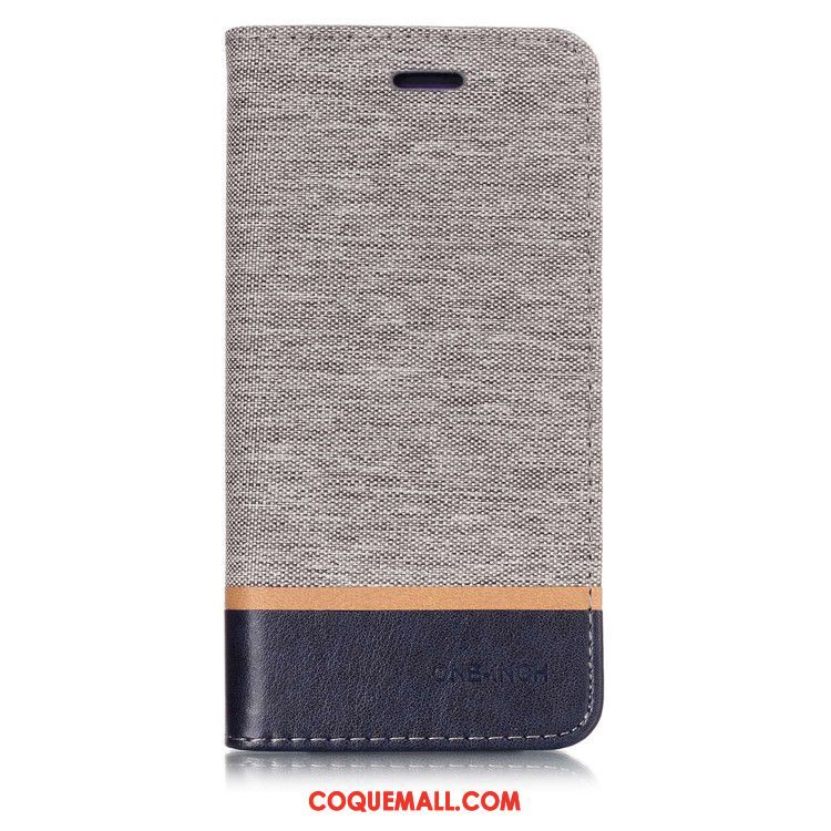 Étui Xiaomi Redmi 6 Nouveau Incassable Petit, Coque Xiaomi Redmi 6 Rouge Couture Couleurs Beige