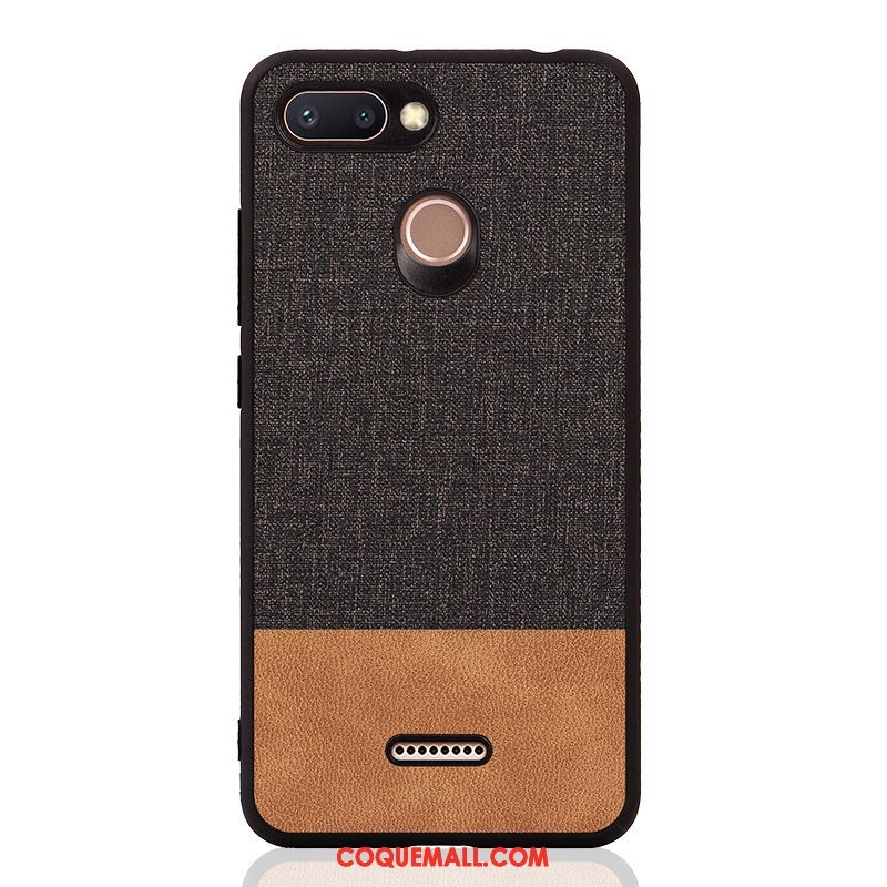 Étui Xiaomi Redmi 6 Personnalité Téléphone Portable Tout Compris, Coque Xiaomi Redmi 6 Silicone Incassable Braun Beige