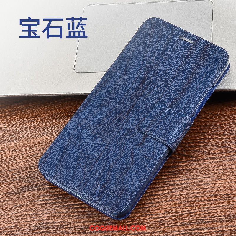 Étui Xiaomi Redmi 6 Protection Clamshell Étui En Cuir, Coque Xiaomi Redmi 6 Petit Tout Compris Beige