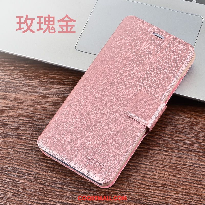 Étui Xiaomi Redmi 6 Protection Clamshell Étui En Cuir, Coque Xiaomi Redmi 6 Petit Tout Compris Beige