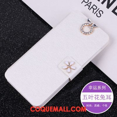 Étui Xiaomi Redmi 6 Protection Étui En Cuir Clamshell, Coque Xiaomi Redmi 6 Téléphone Portable Rouge Beige