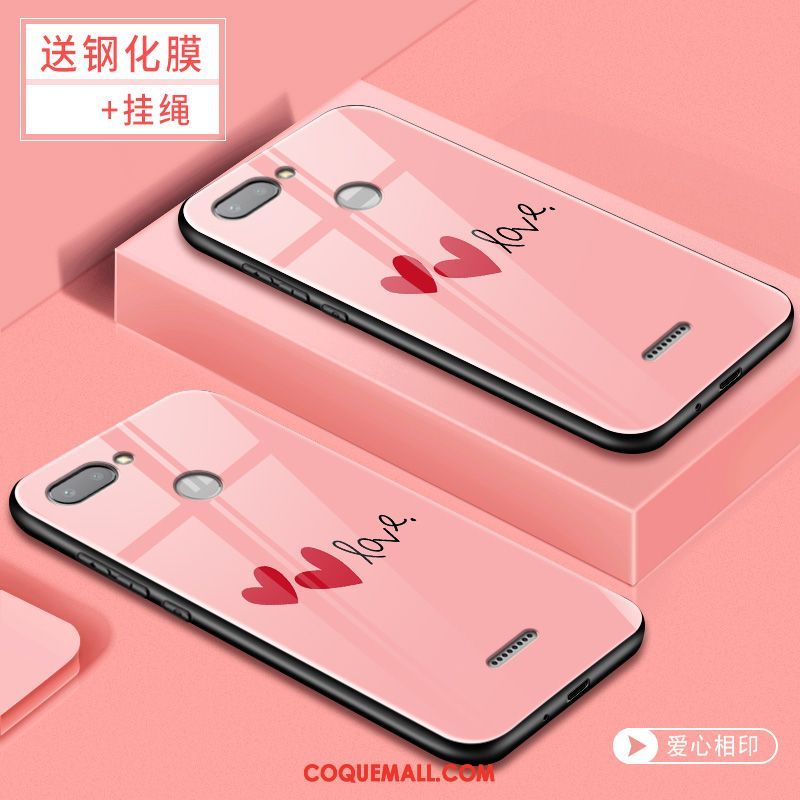 Étui Xiaomi Redmi 6 Tendance Tout Compris Incassable, Coque Xiaomi Redmi 6 Personnalité Protection Beige