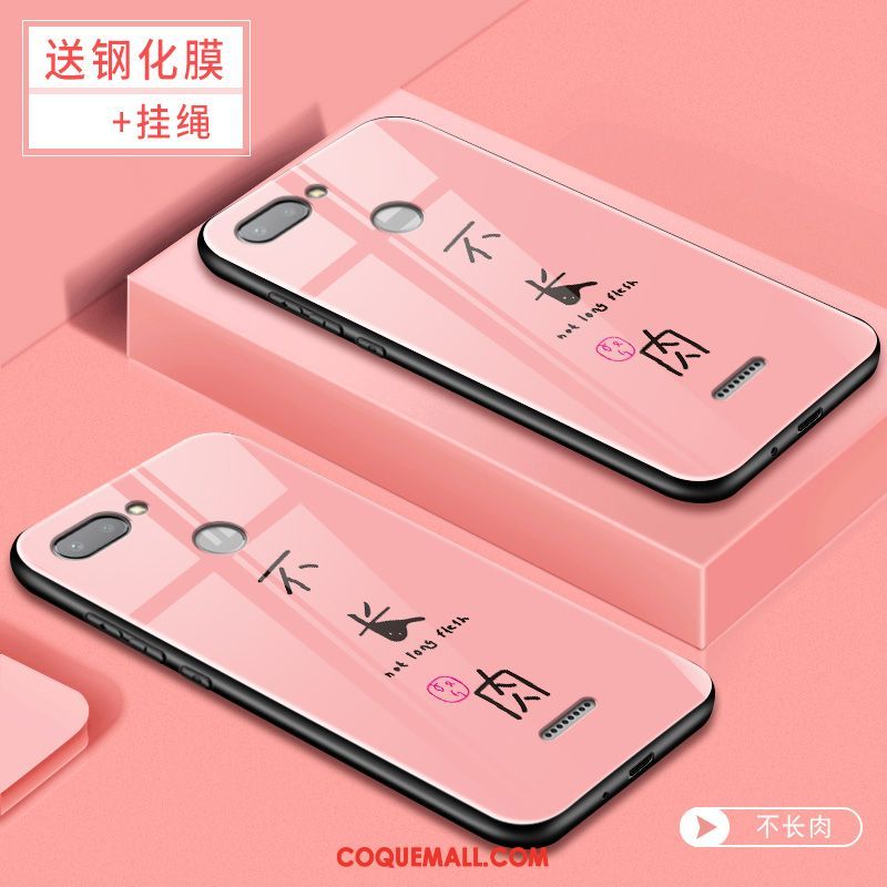 Étui Xiaomi Redmi 6 Tendance Tout Compris Incassable, Coque Xiaomi Redmi 6 Personnalité Protection Beige